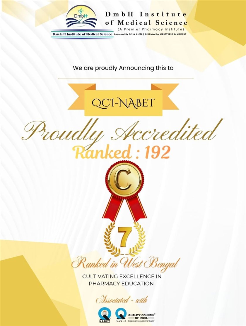 QCI-NABET Accredited - Ranked 7 in West Bengal
